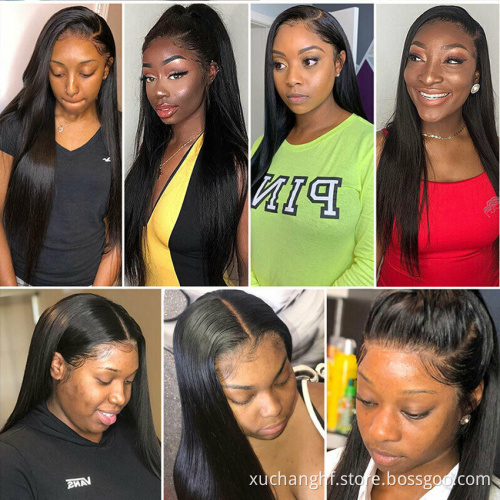 Transparent HD Full Lace Human Hair Wigs,Brazilian 360 Lace Frontal Wigs,13x6 Human Hair HD Lace Front Wigs For Black Women